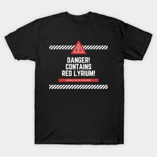 Danger! Contains Red Lyrium! Dragon Age 2 T-Shirt